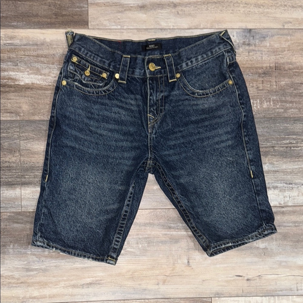 True Religion Indigo Blue Denim Short - Mens